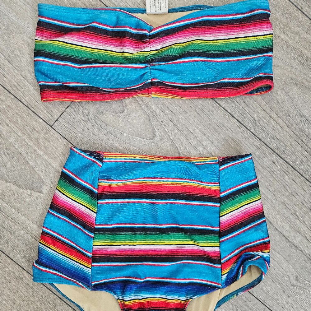 Two Piece Bandeau Swimsuit